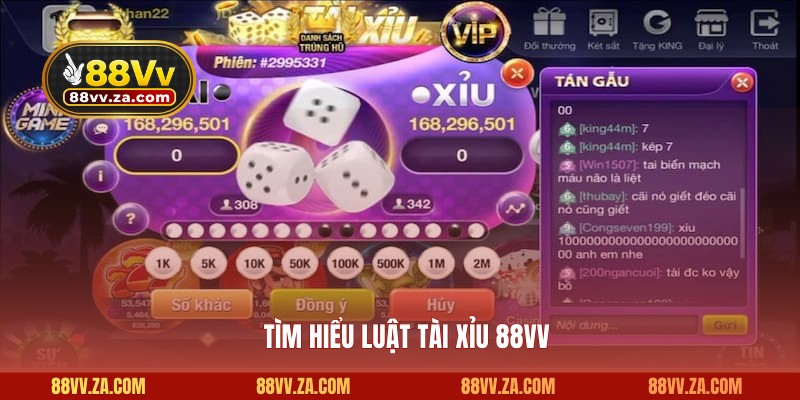 Tìm hiểu luật Tài Xỉu 88VV
