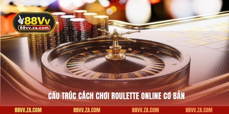 Cấu trúc cách chơi Roulette online cơ bản