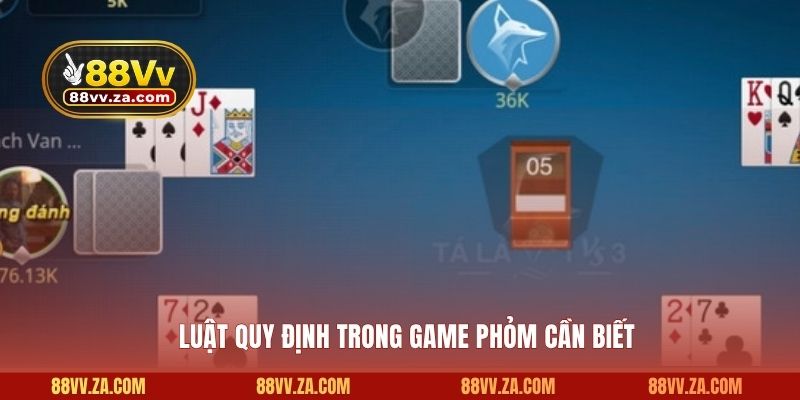 Luật đánh game bài phỏm online cần tìm hiểu